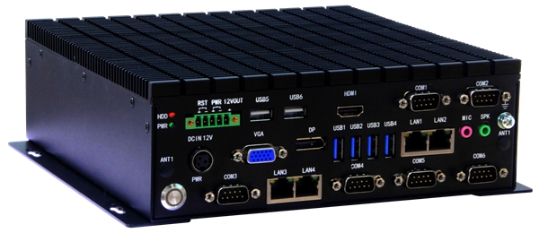 華北工控BIS-6675I冰翅無風扇設計多網口工業整機